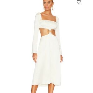 WeWoreWhat Cut Out Midi